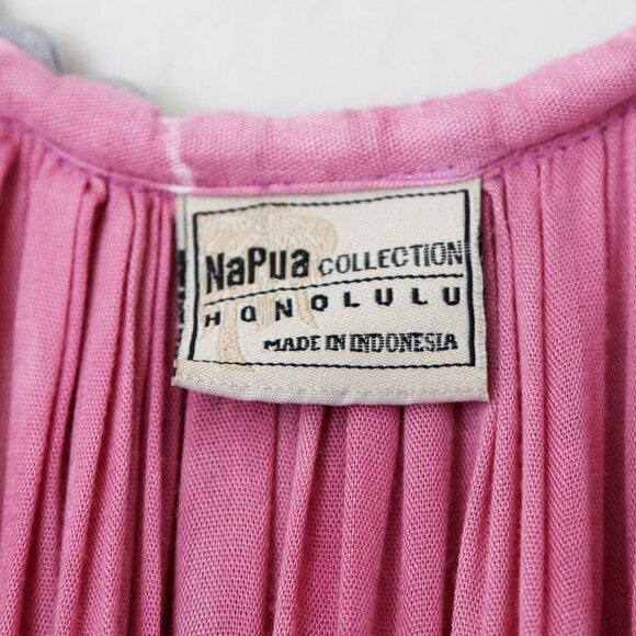 Napua Collection Honolulu Hawaii Beaded Halter Neck Maxi Dress Tie Dye Ombre OS - Picture 4 of 13